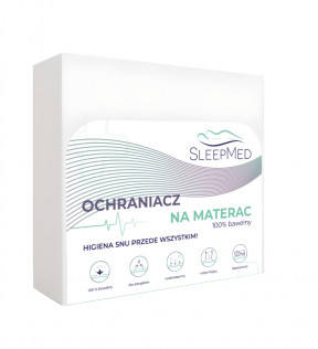 Ochraniacz na materac SLEEPMED - 100% bawełny