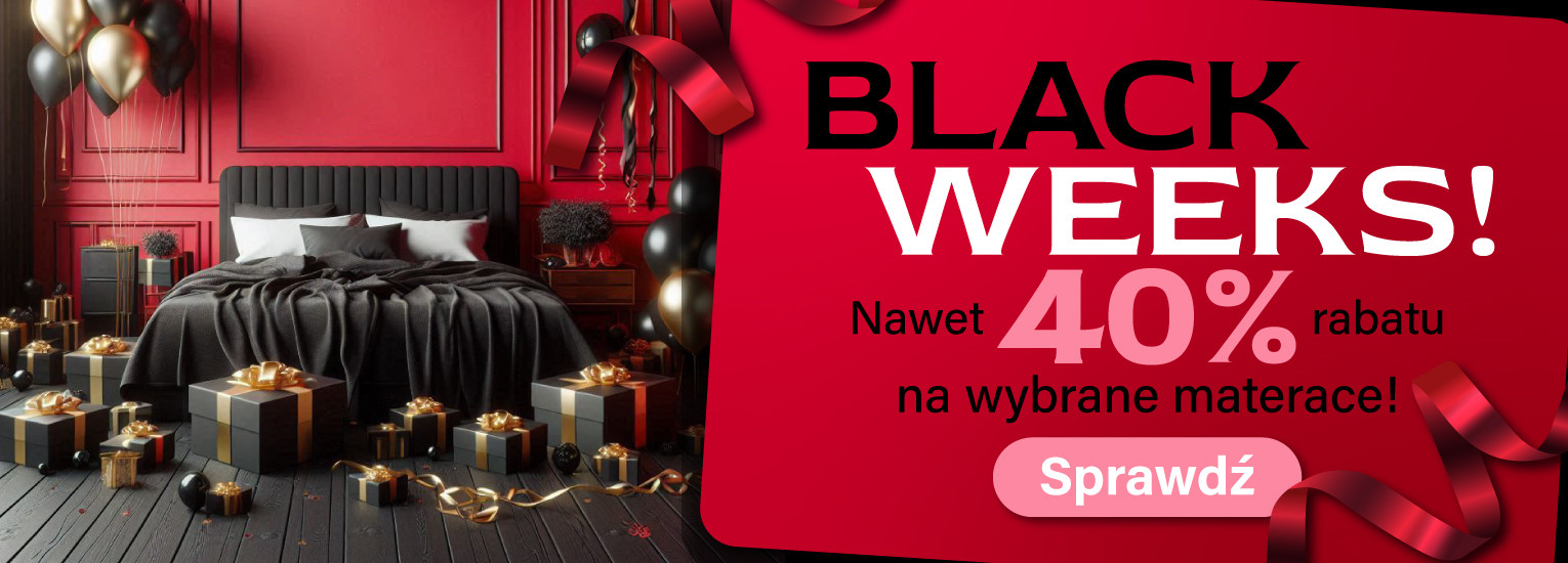 Black Week - atrakcyjne rabaty na materace